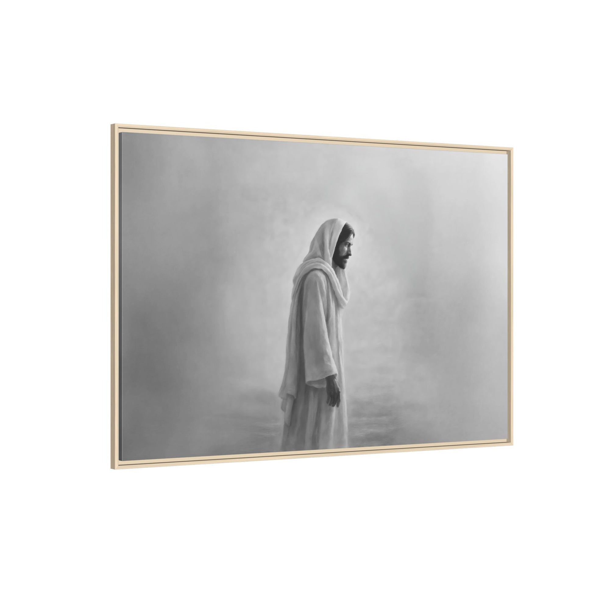 The Living Christ B&W - Canvas