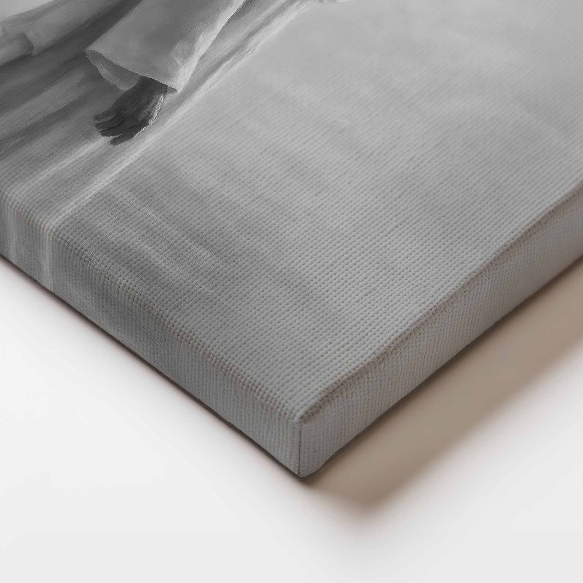 The Living Christ B&W - Canvas