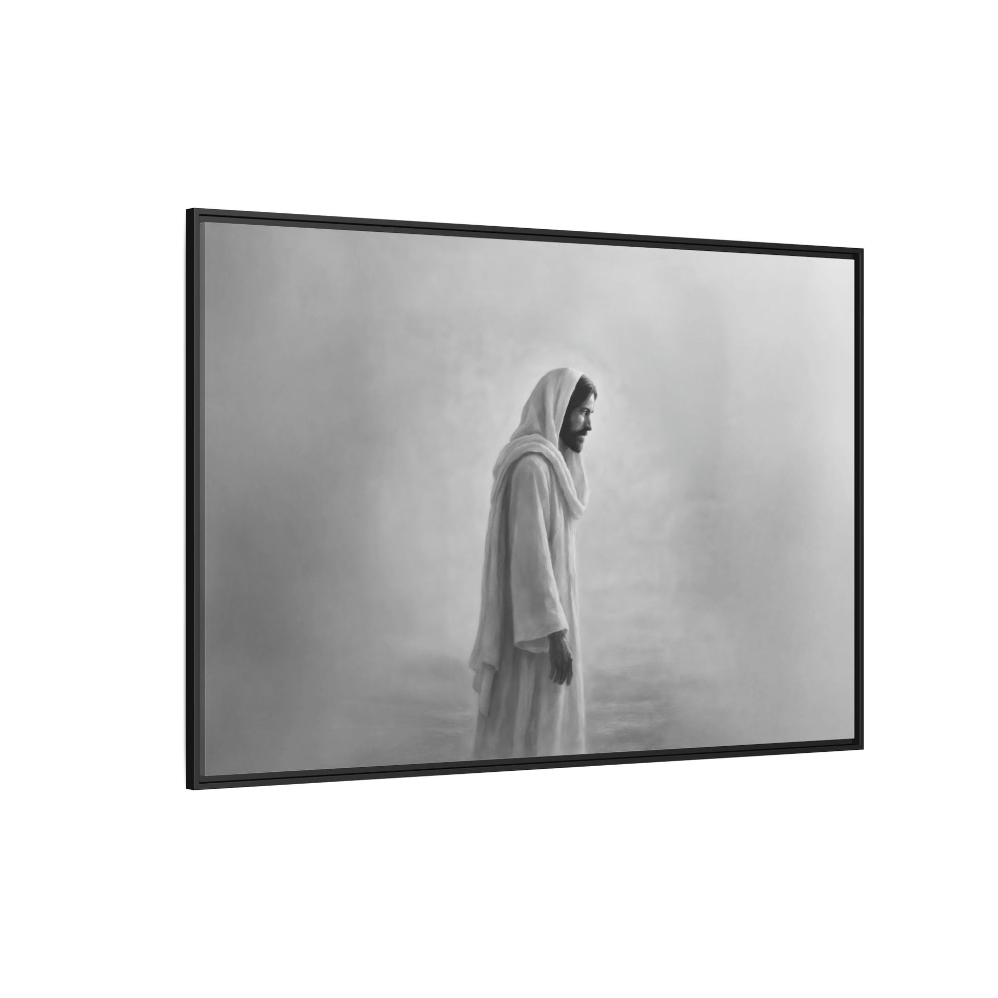 The Living Christ B&W - Canvas