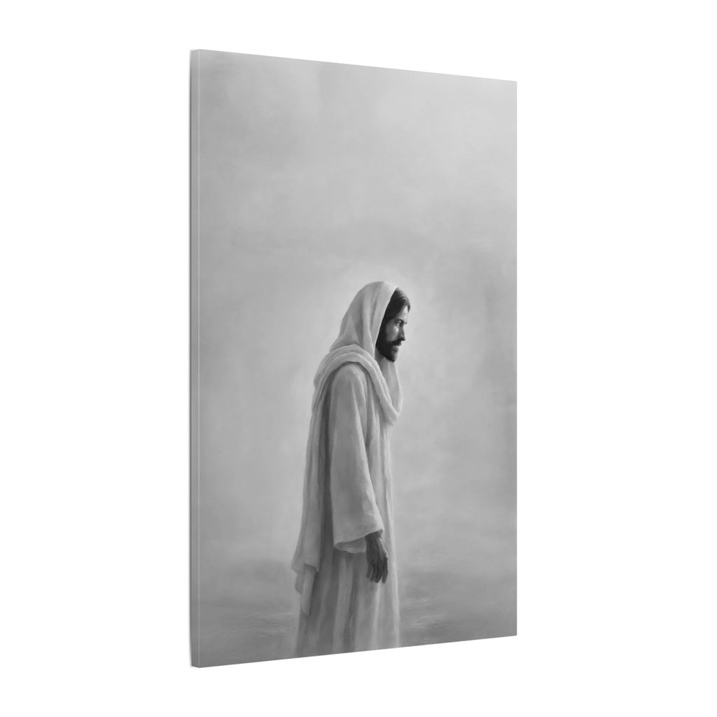 The Living Christ B&W - Canvas