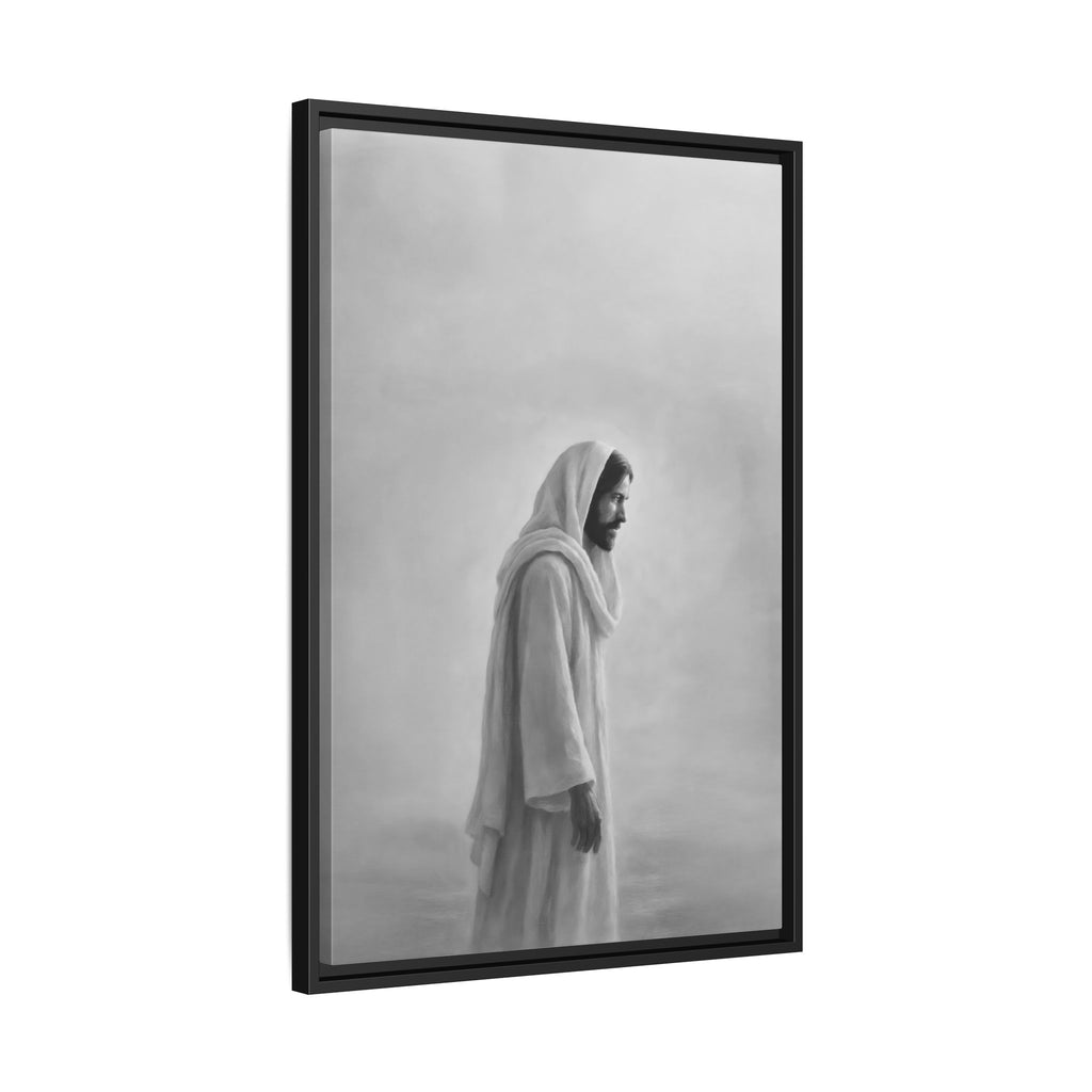 The Living Christ B&W - Canvas