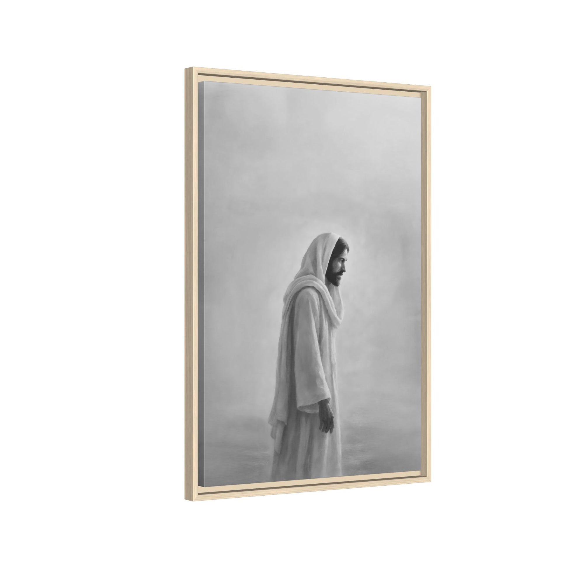 The Living Christ B&W - Canvas