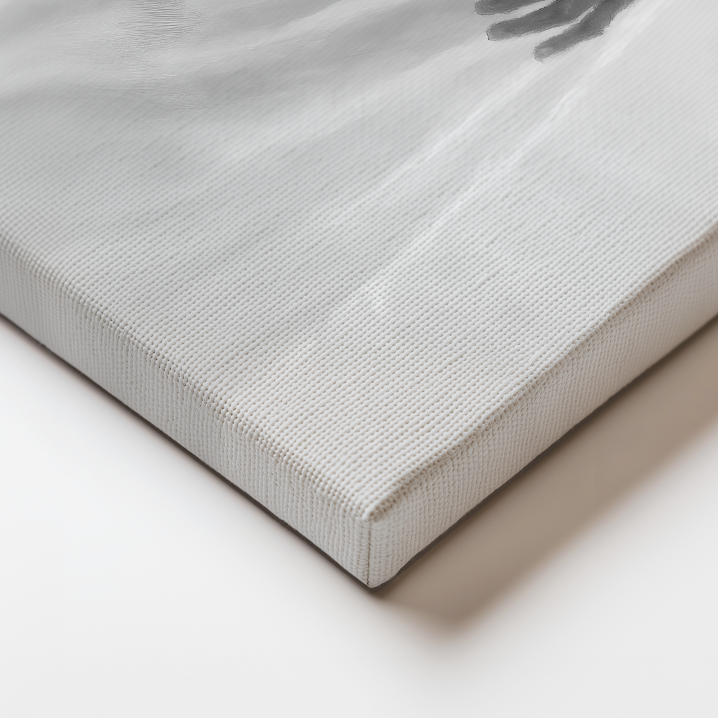 The Silent Proof B&W - Canvas