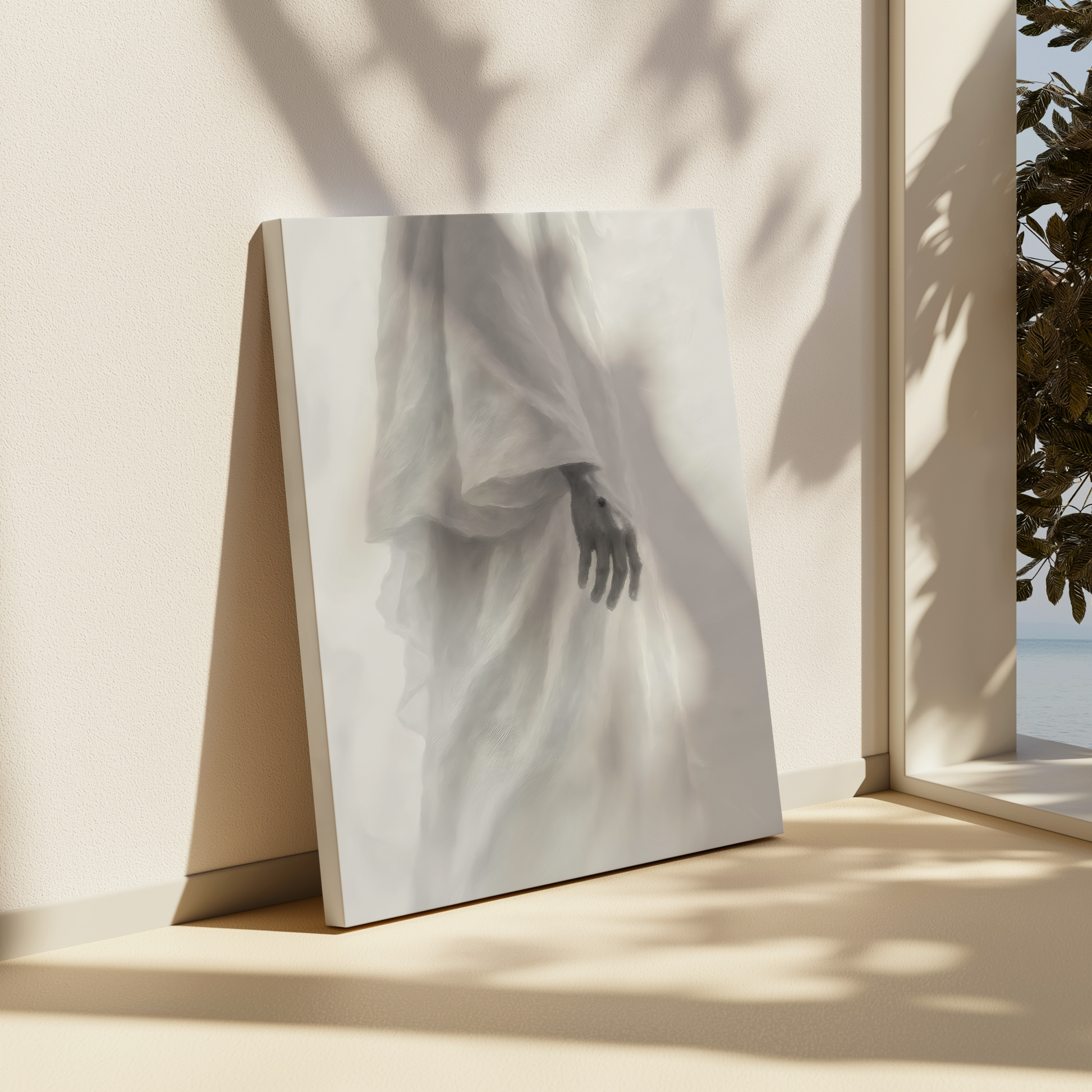 The Silent Proof B&W - Canvas